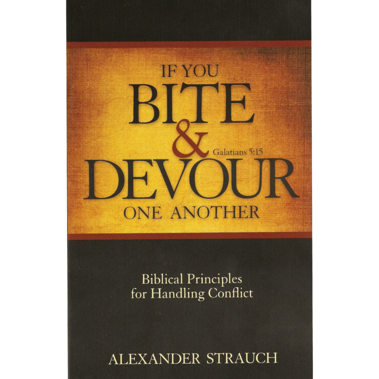 If you Bite and Devour One Another