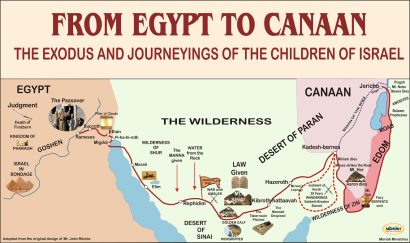 From Egypt to Cannan