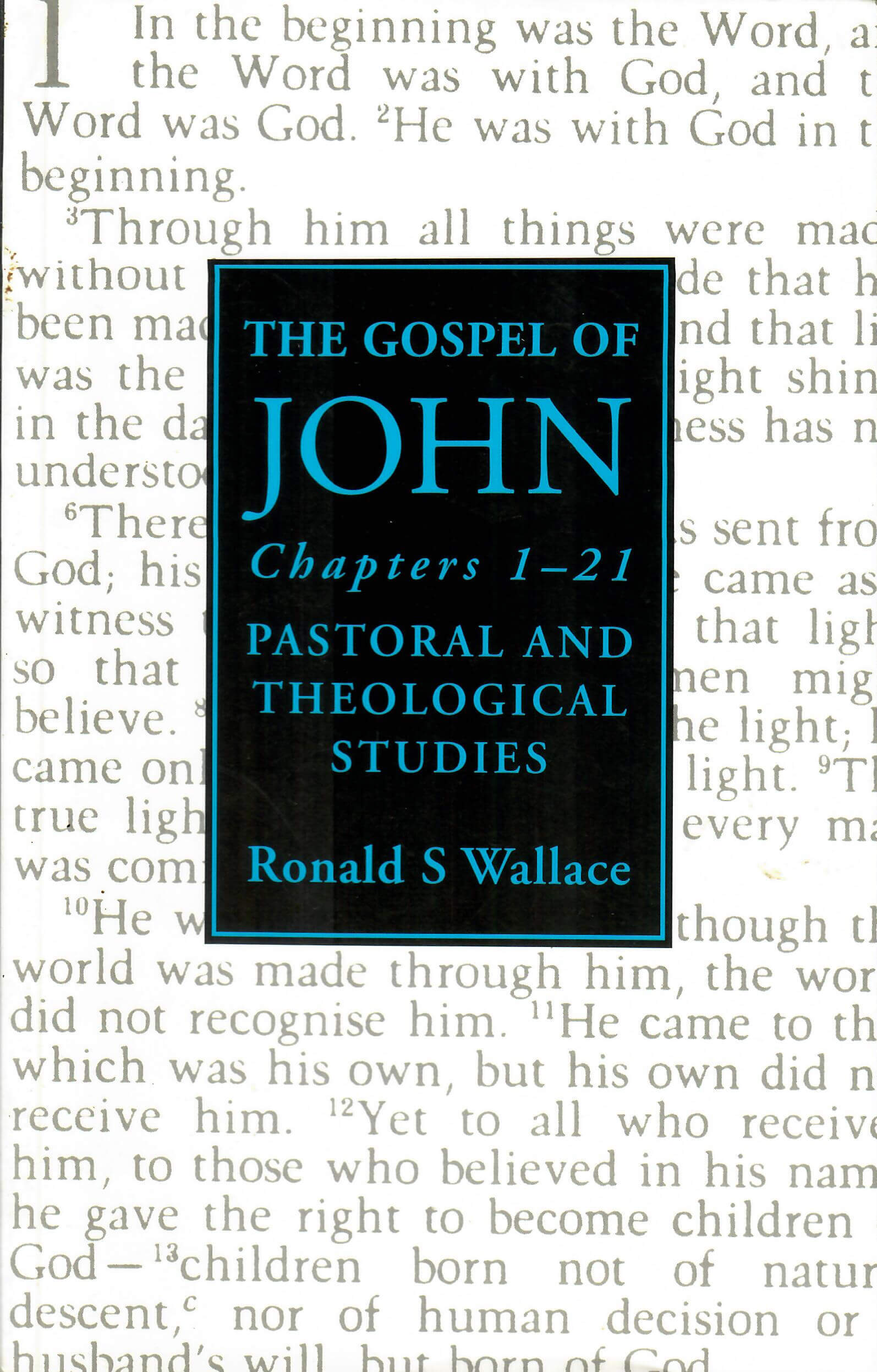 The Gospel of John Chaperts 1-21 - Pastoral and Theologocal Studies
